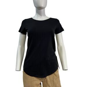 NWT LULULEMON Black "Love Crew" T-Shirt Tee Size 2